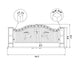 Greatbear 20x8 ft Dual Swing Driveway Gate with Ornamental Posts - Serenity Provision