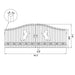 Greatbear 20x8 ft Steel Dual Swing Driveway Gate - Serenity Provision
