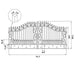 Greatbear 16x8 ft Dual Swing Driveway Gate with Star Pattern - Serenity Provision