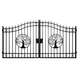 Greatbear 14x8 ft Steel Dual Swing Driveway Gate - Serenity Provision