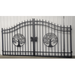 Greatbear 14x8 ft Steel Dual Swing Driveway Gate - Serenity Provision