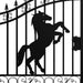 Greatbear 12x8 ft Dual Swing Driveway Steel Gate - Serenity Provision