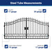 Greatbear 14x8 ft Steel Dual Swing Driveway Gate - Serenity Provision