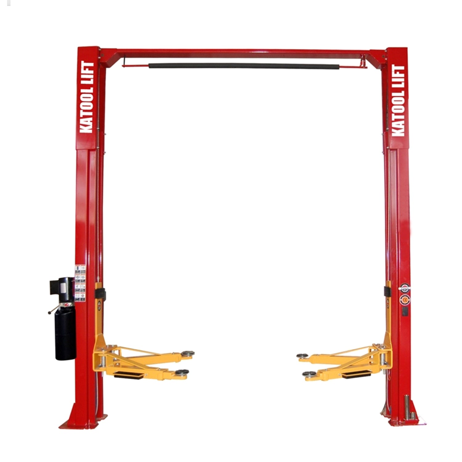 KT-M110 11,000lbs Clear-floor 2 Post Car Lift, Symmetric