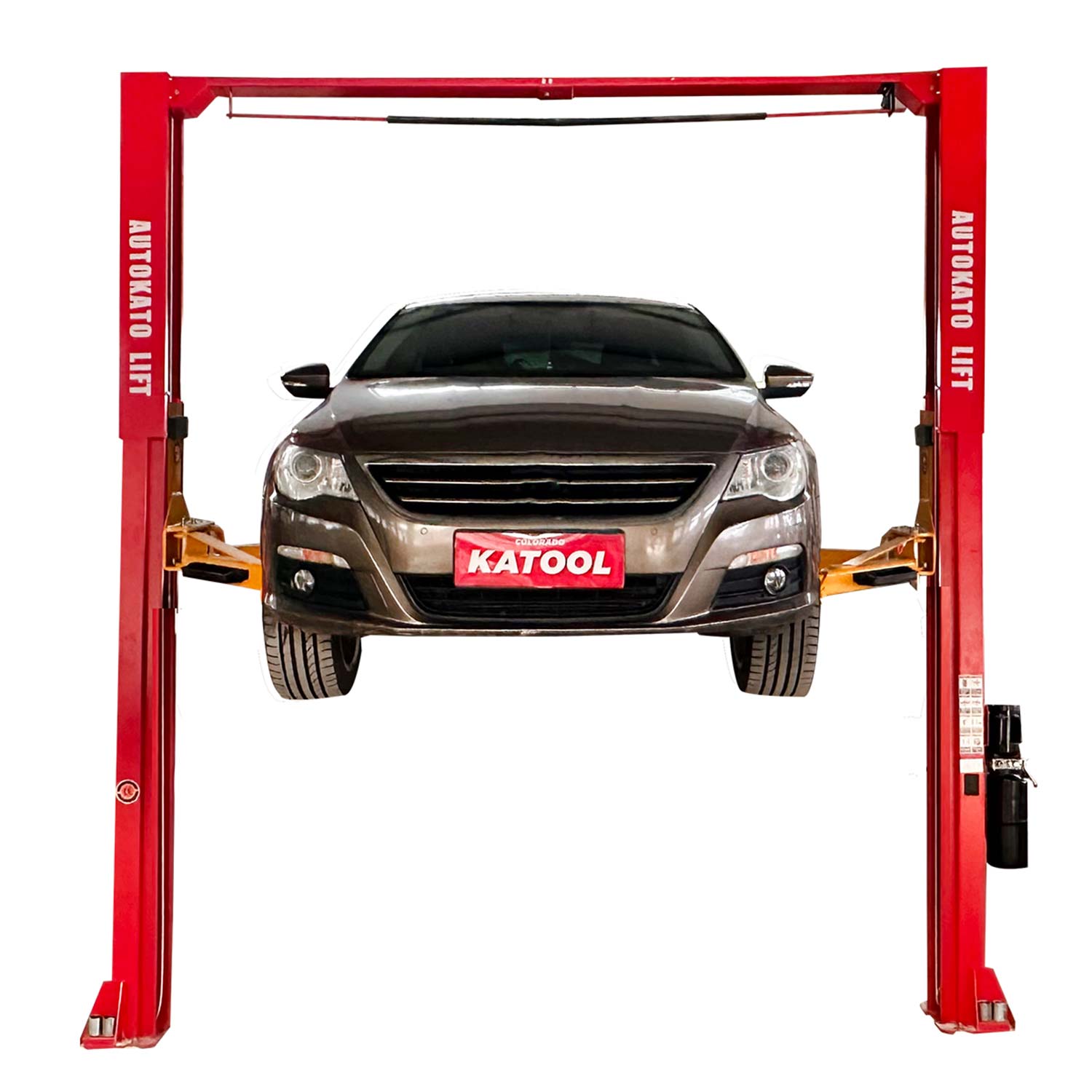 KT-M120 12,000 Lbs Clear-floor 2 Post Car Lift, Symmetric
