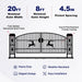 Greatbear 20x8 ft Dual Swing Driveway Gate with Ornamental Posts - Serenity Provision