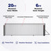 Aleko 20x6 ft Steel Sliding Driveway Gate - MADRID Style - Serenity Provision