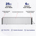 Aleko 25x6 ft Steel Sliding Driveway Gate - MADRID Style - Serenity Provision