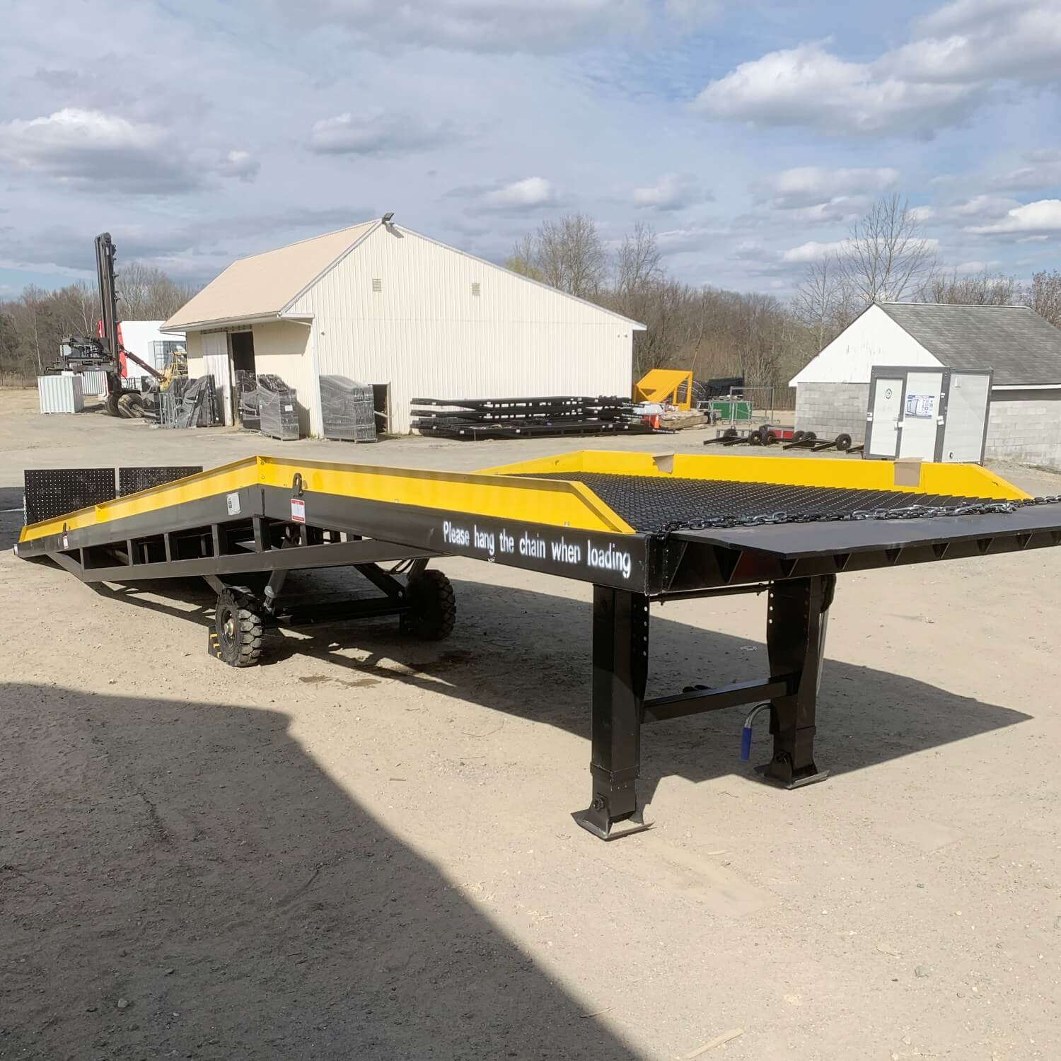 26,500 lb. Capacity Portable Loading Dock Ramps Yard Ramp