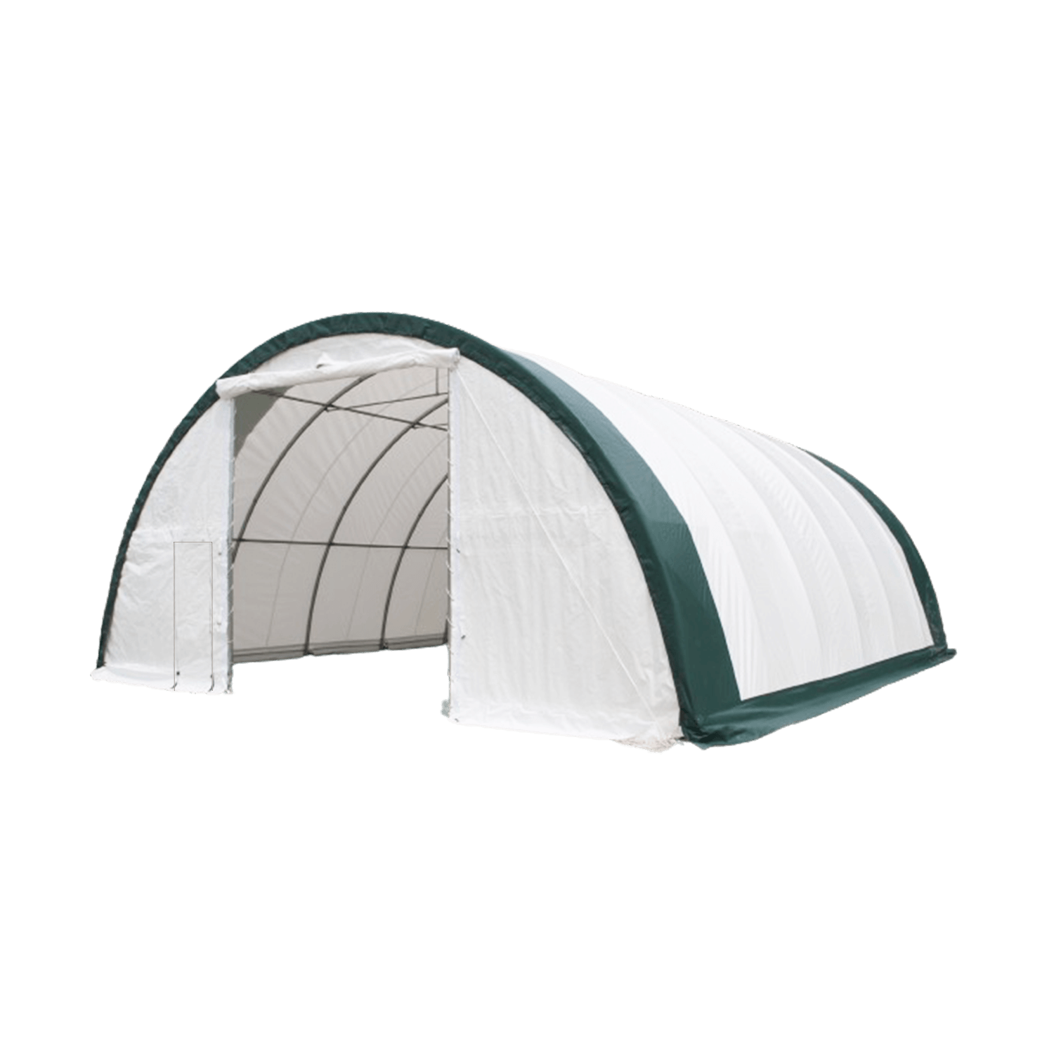 Gold Mountain Single Truss Arch Storage Shelter W30'xL65'xH15'