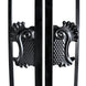 Greatbear 14x8 ft Steel Dual Swing Driveway Gate with Horse Pattern - Serenity Provision