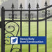 Greatbear 16x8 ft Dual Swing Driveway Gate with Star Pattern - Serenity Provision