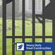 Greatbear 20x8 ft Dual Swing Driveway Gate with Ornamental Posts - Serenity Provision