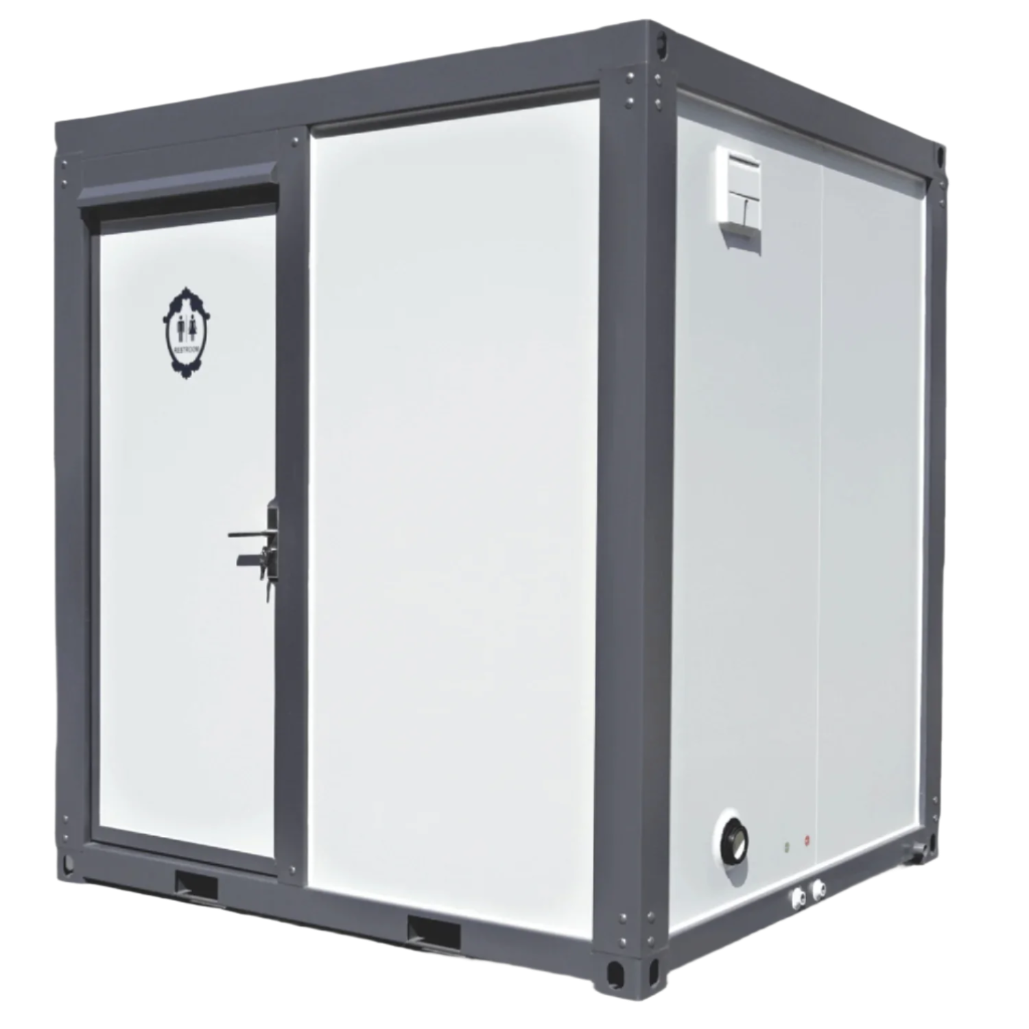 Bastone Portable Toilet with Fan-shaped Door Shower PM000127