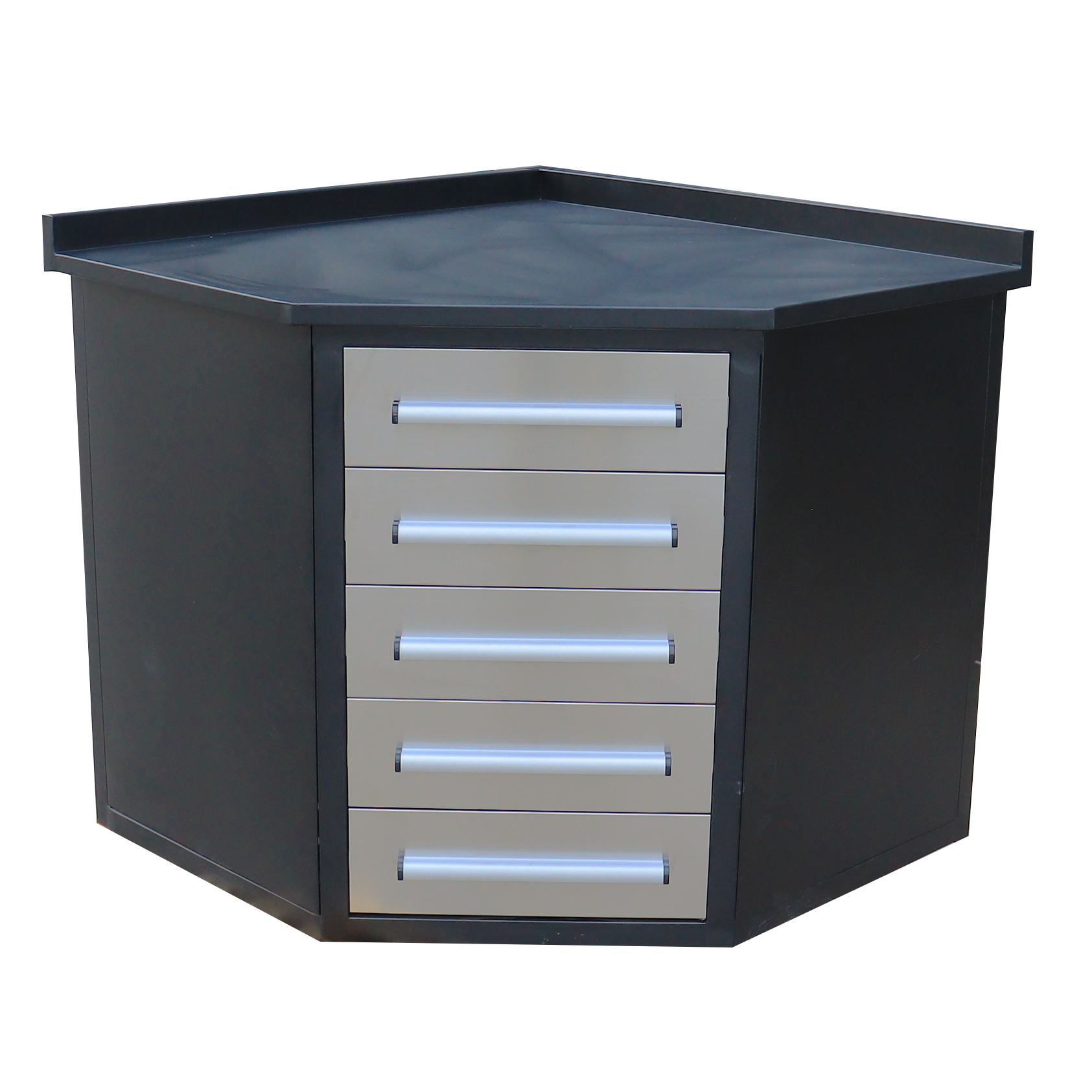 Chery Industrial 3ft- 5Drawers Stainless Steel Corner Cabinet