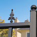 Greatbear 20x8 ft Steel Dual Swing Driveway Gate with Wider Goalposts - Serenity Provision