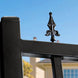 Greatbear 14x8 ft Steel Dual Swing Driveway Gate with Wider Goalposts - Serenity Provision