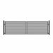 Greatbear 18x6 ft Steel Dual Swing Driveway Gate - MILAN Style - Serenity Provision