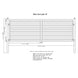 Greatbear 18x6 ft Steel Dual Swing Driveway Gate - MILAN Style - Serenity Provision