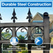 Greatbear 18x6 ft Steel Dual Swing Driveway Gate - PRAGUE Style - Serenity Provision