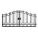 Greatbear 14x8 ft Steel Dual Swing Driveway Gate - Serenity Provision