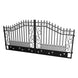 Greatbear 14x8 ft Steel Dual Swing Driveway Gate - Serenity Provision