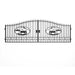 Greatbear 20x8 ft Steel Dual Swing Driveway Gate - Serenity Provision