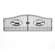 Greatbear 20x8 ft Steel Dual Swing Driveway Gate - Serenity Provision