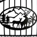 Greatbear 14x8 ft Steel Dual Swing Driveway Gate - Serenity Provision