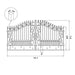 Greatbear 14x8 ft Steel Dual Swing Driveway Gate - Serenity Provision
