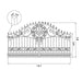Greatbear 14x8 ft Steel Dual Swing Driveway Gate-European Style - Serenity Provision