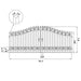 Greatbear 16x8 ft Steel Dual Swing Driveway Gate - Serenity Provision