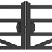 Greatbear 20 ft Farm Driveway Gate with Diagonal Tubes, Dual Swing - Serenity Provision