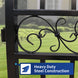 Greatbear 14x8 ft Steel Dual Swing Driveway Gate-European Style - Serenity Provision